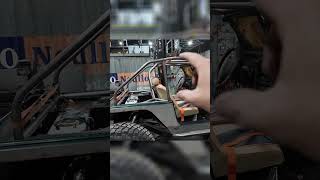 Jeep Roll Cage Reveal  Fastback Style with a Twist!
