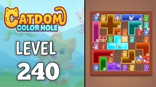 Catdom: Color hole Level 240 walkthrough solution 