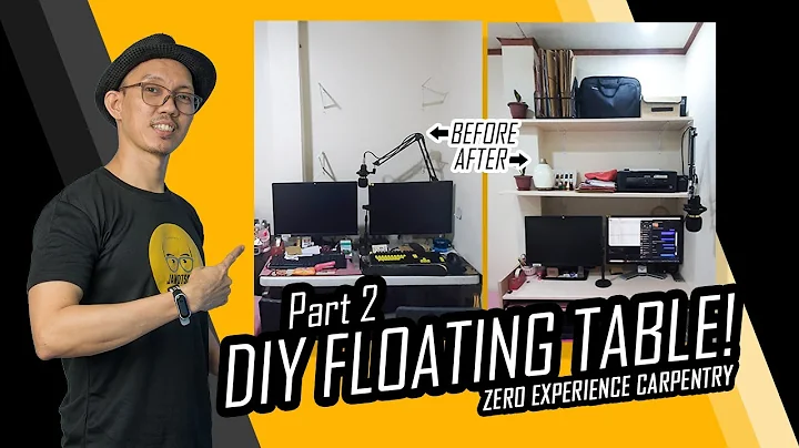 DIY Wall Mounted Dream Desk Part 2 | Janots TV