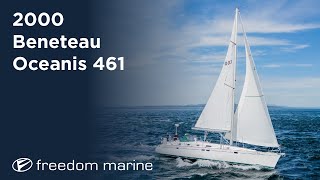 Bluewater Comfort Meets French Elegance – 2000 Beneteau Oceanis 461 in Victoria