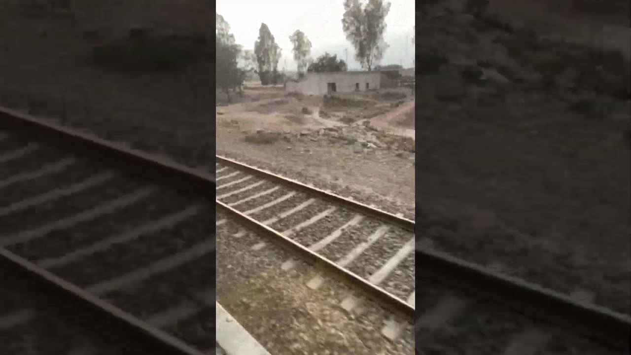 Super Fast action Shalimar Express Crossing Khyber Mail Express 