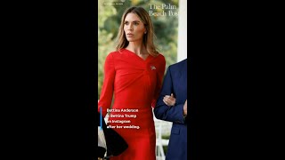 Bettina Anderson now Bettina Trump on Instagram after Florida wedding