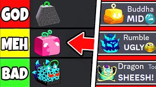 Blox Fruits Rank ALL FRUITS for 24 HOURS!