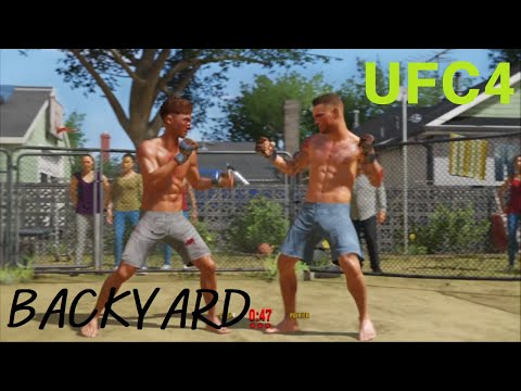 <strong>UFC4</strong> 최두호 VS 포이리에 &amp;quot;야외 뒷마당 한판! BACKYARD 대결!!