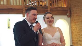 Hannah & Matt. Wedding highlights from Haselbury Mill in Somerset, 7-4-18 Hannah & Matt. Wedding highlights from Haselbury Mill in Somerset, 7-4-18