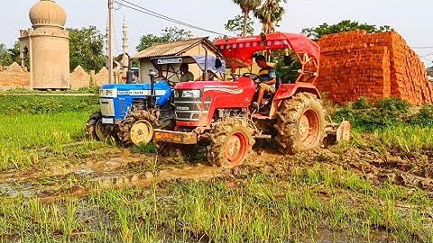 Swaraj 744 VS mahindra Yuvo 575 4×4 Competition