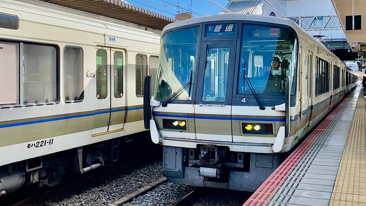 【眠れぬ夜に】JR西日本/おおさか東線/221系/各駅停車/新大阪駅行き進行方向左側(放出駅→新大阪駅)【車窓】