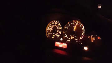 BMW E46 325i with M3 instrument cluster