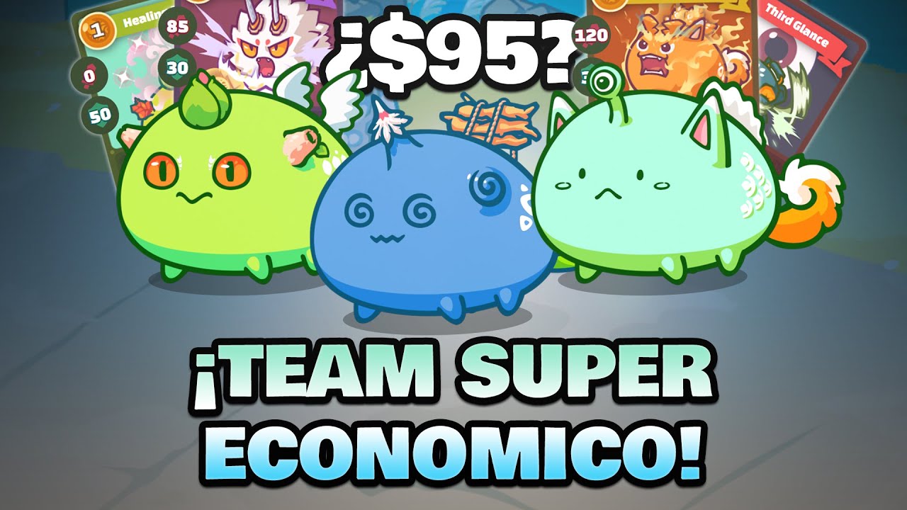 JUGANDO CON UN EQUIPO DE SOLO 95 DOLARES | Team Económico Axie Infinity