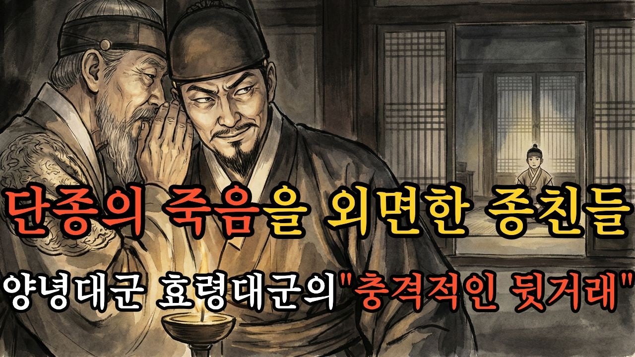 [한국사 역사] 왕과 사는 남자, 단종의 죽음을 외면한 왕실의 종친들, 양녕대군 효령대군의 충격적인 뒷거래 제안은 뭐였을까? #세종대왕 #계유정난 #양녕대군 #효령대군 #한국사