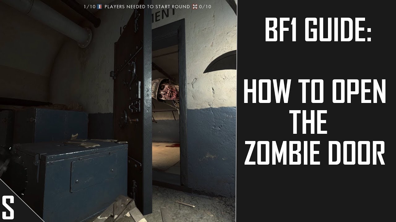 How to Open the Battlefield 1 Zombie Door! Step by Step Guide YouTube