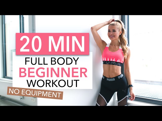 20 MIN FULL BODY WORKOUT - Beginner Version // No Equipment I Pamela Reif class=