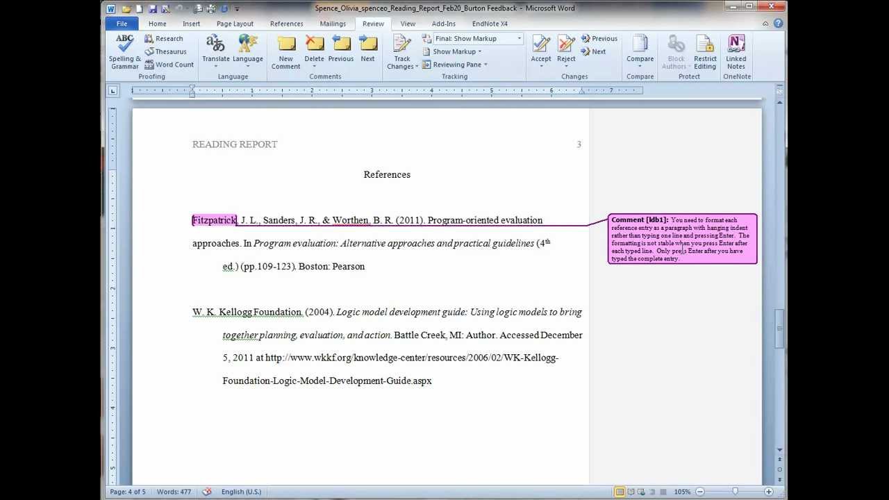 Annotated bibliography apa 6