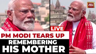 PM Modi Interview LIVE: PM Modi Gets Emotional Remembering His Mother | PM Modi In Varanasi LIVE