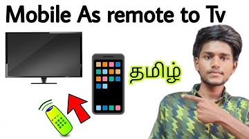 mobile remote control tv / how to use mobile as remote for android tv / tamil