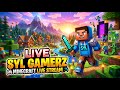 🔥 Minecraft Live Stream | Survival Mode Gameplay | Building 🏠⚔️ | SYL GAMERZ #minecraflive