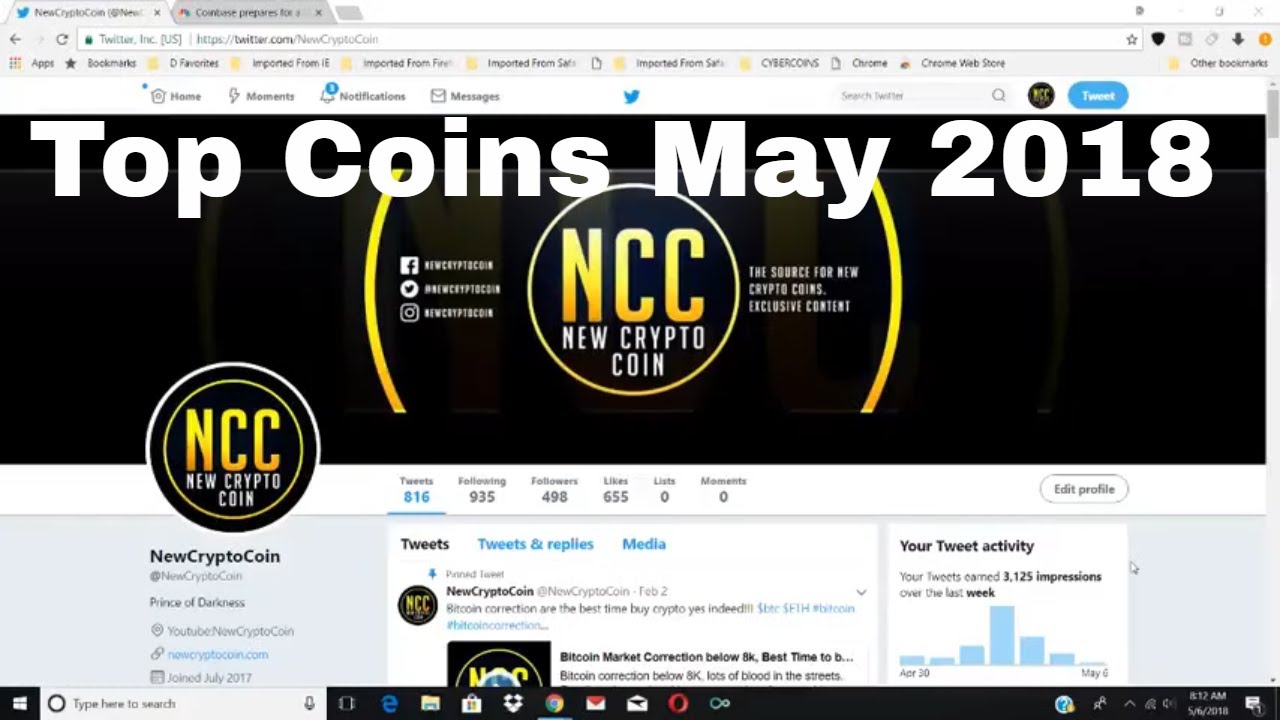 Top Crypto Coins for May 2018  Mainnet Launches Everywhere