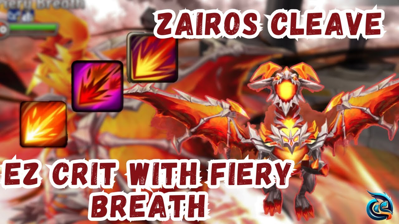SUMMONERS WAR - THE BUFFED ZAIROS EZ CRIT WITH FIERY BREATH