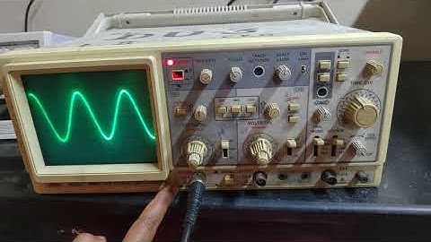 BASIC USAGE OF CRO PART 2 PRACTICAL SEC | BASIC INSTRUMENTATION SKILLS
