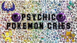 Pokemon | Psychic Pokemon Cries