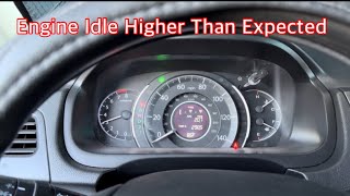 Honda & Acura 2.4L Engine RPM Idle Higher Than Expected - Idle Relearn ✅