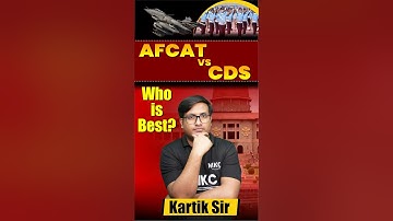 AFCAT vs CDS | Which Exam is Better for Defence Aspirants? | Career Comparison 2025#cds2025