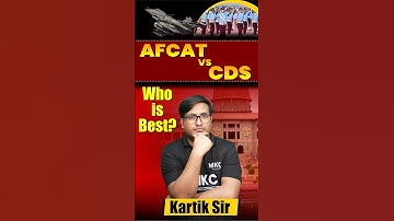 AFCAT vs CDS | Which Exam is Better for Defence Aspirants? | Career Comparison 2025#cds2025