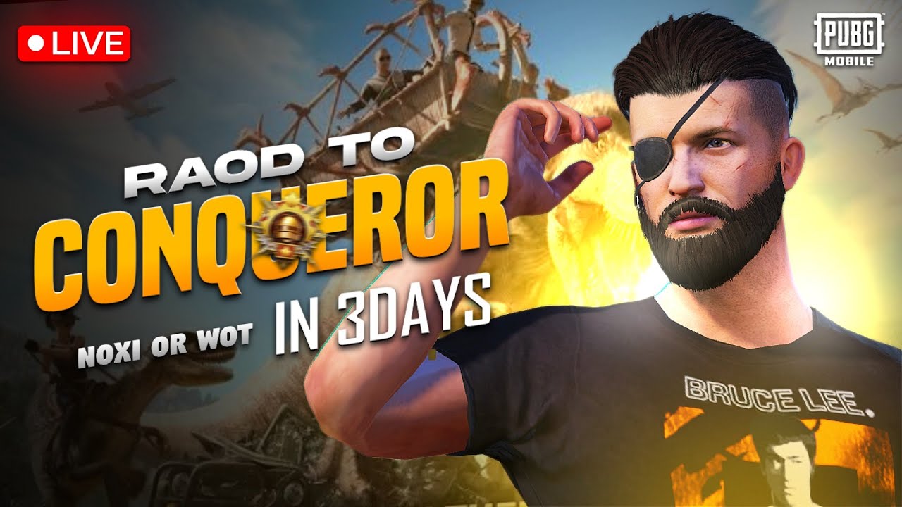 Day 1 Road To conqueror | Pubg Mobile Live Stream | Solo Rank Push ...