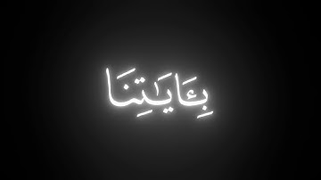يا عِبادِ لا خَوفٌ عَلَيكُمُ اليَومَ || كروما قران كريم شاشة سوداء || ياسر الدوسري