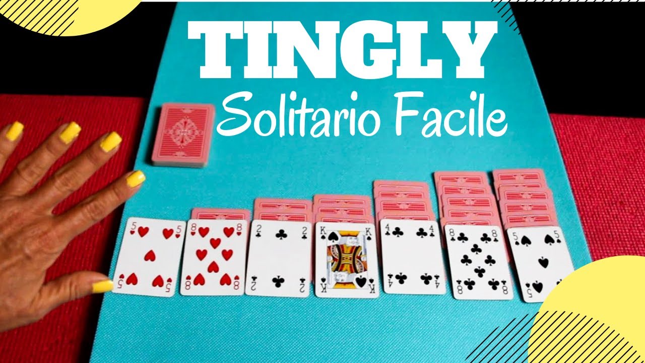 Come si gioca al SOLITARIO TINGLY 😉 Gioco facile con le carte - YouTube