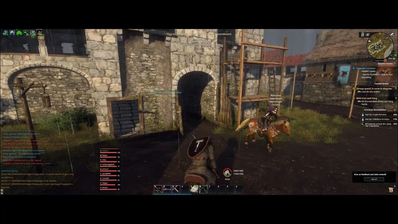 Last stand at the Mithril Warhammers Haddah Castle in Gloria Victis