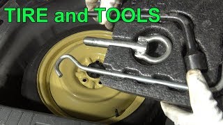 Where Is Spare Wheel And Tools Location Toyota Corolla Years  2007 To 2018