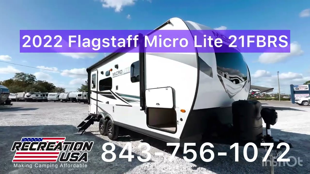 2022 Forest River Flagstaff Micro Lite travel trailer 21FBRS 