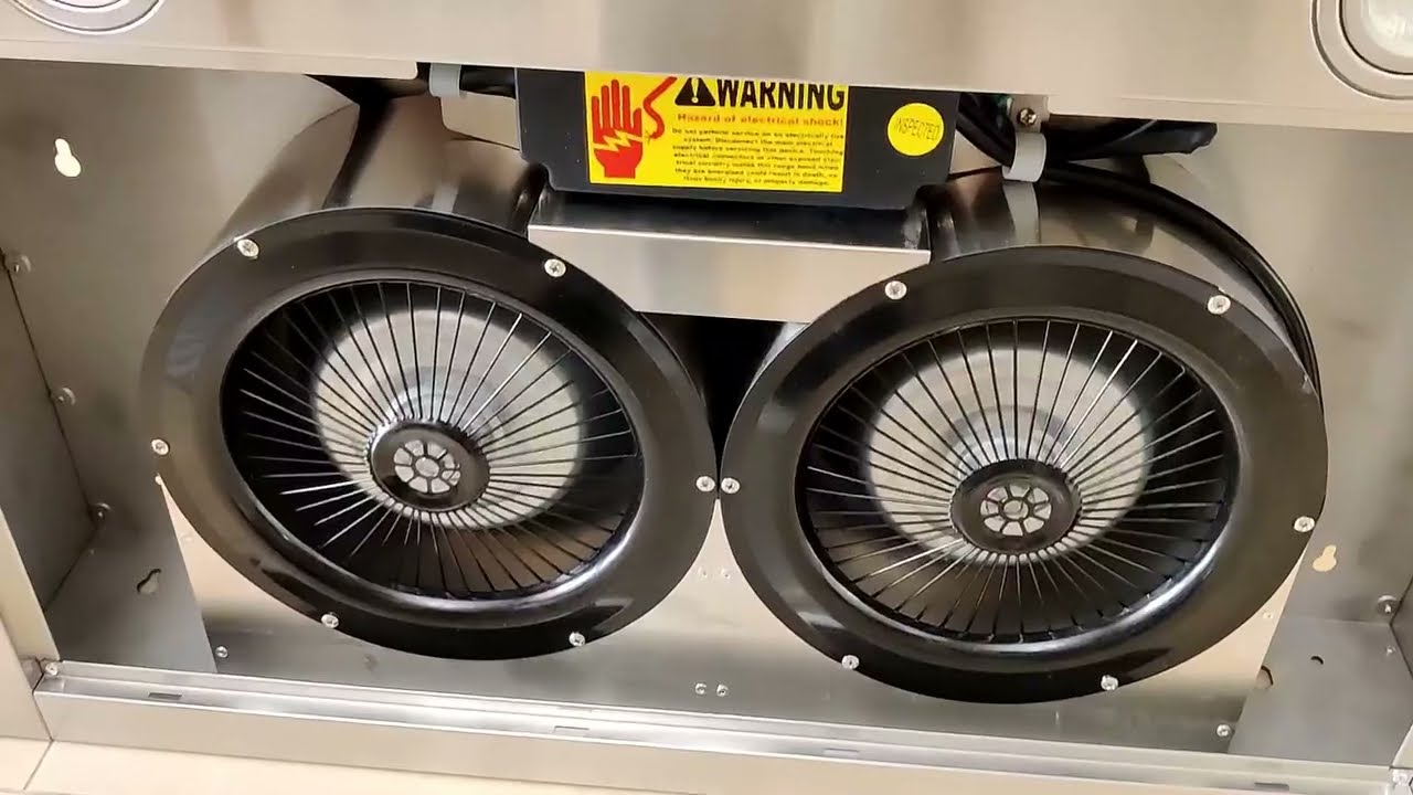 BRANO 900 CFM Kitchen Vent Hood,  Modern looking design and powerful dual motors to remove cooking o