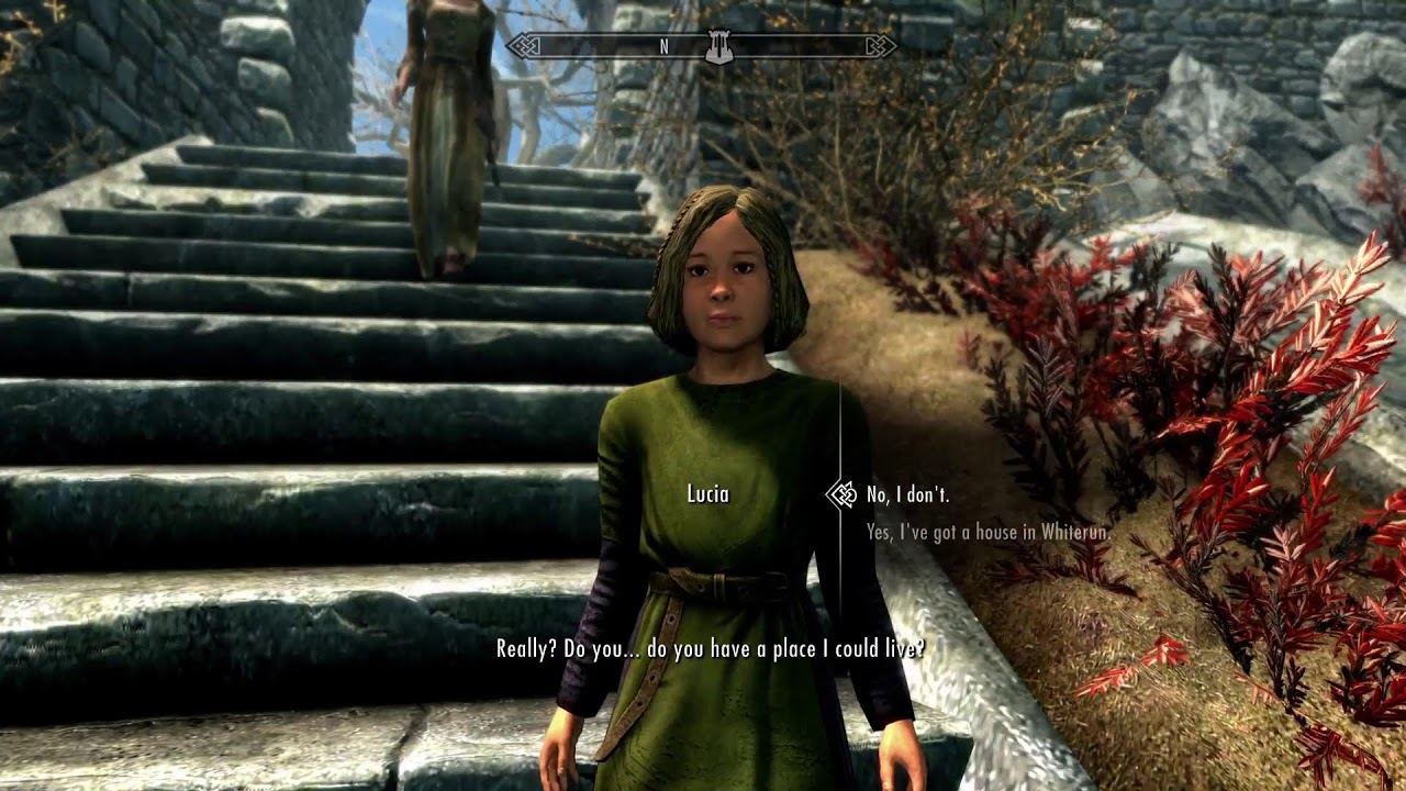 Playing Skyrim with no mods.On a beautiful cold.Morning.