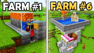 I Built 6 STARTER FARMS in Minecraft Survival! EP5