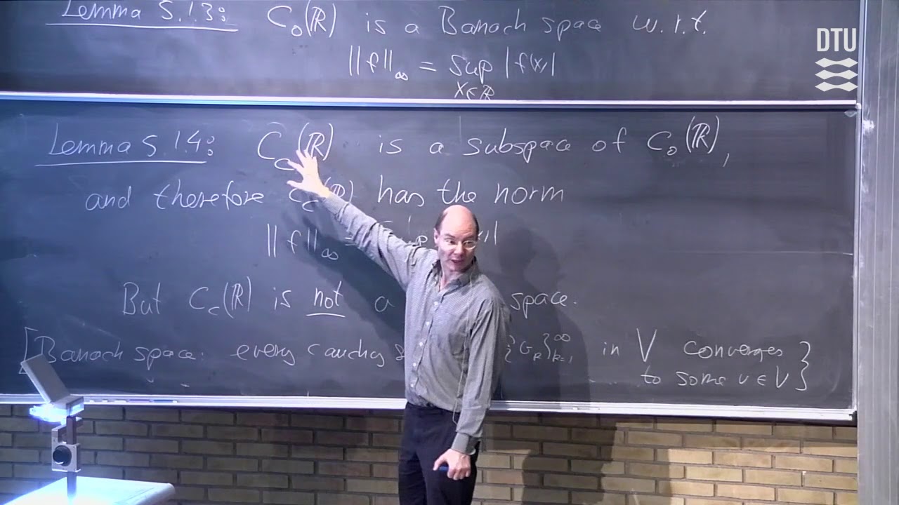Lec 5 | Mathematics - Lp Spaces On The Real Line (Part 2/2) - YouTube