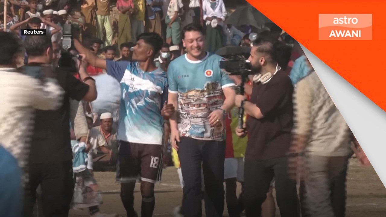 Ozil lawat kem pelarian Rohingya di Bangladesh