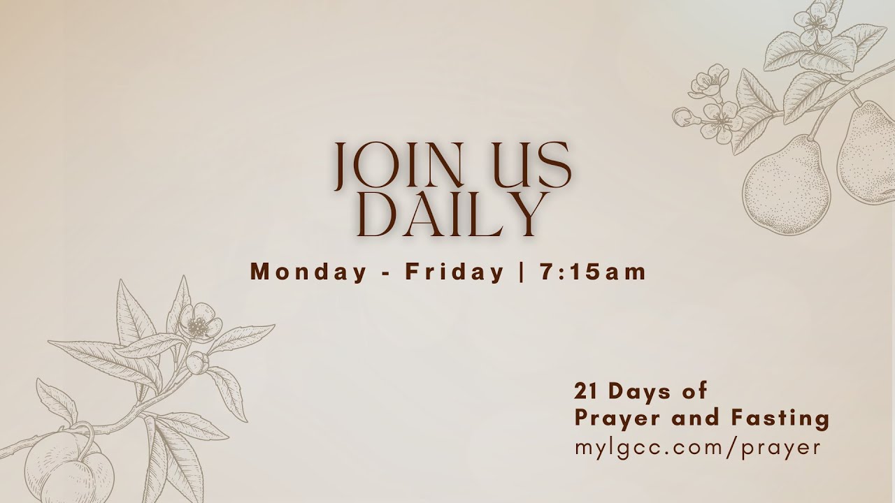 Daily Prayer | Friday 23 January