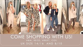 Come Autumn Shopping with Us. How Your Shape affects Outfits. Size 14/16 and 8/10. 5ft 8 and 5ft 3