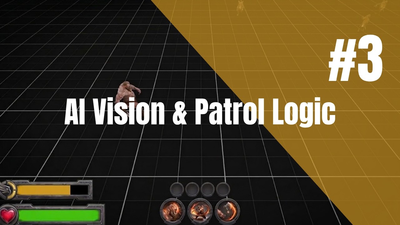 RogueLite Demo Devlog #3 | AI Vision & Patrol Logic via Physics.Raycast