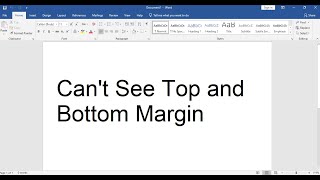 Missing Margin in MS Word [Fixed]