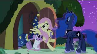 Luna and Fluttershy Scene but its vocoded with Megalovania