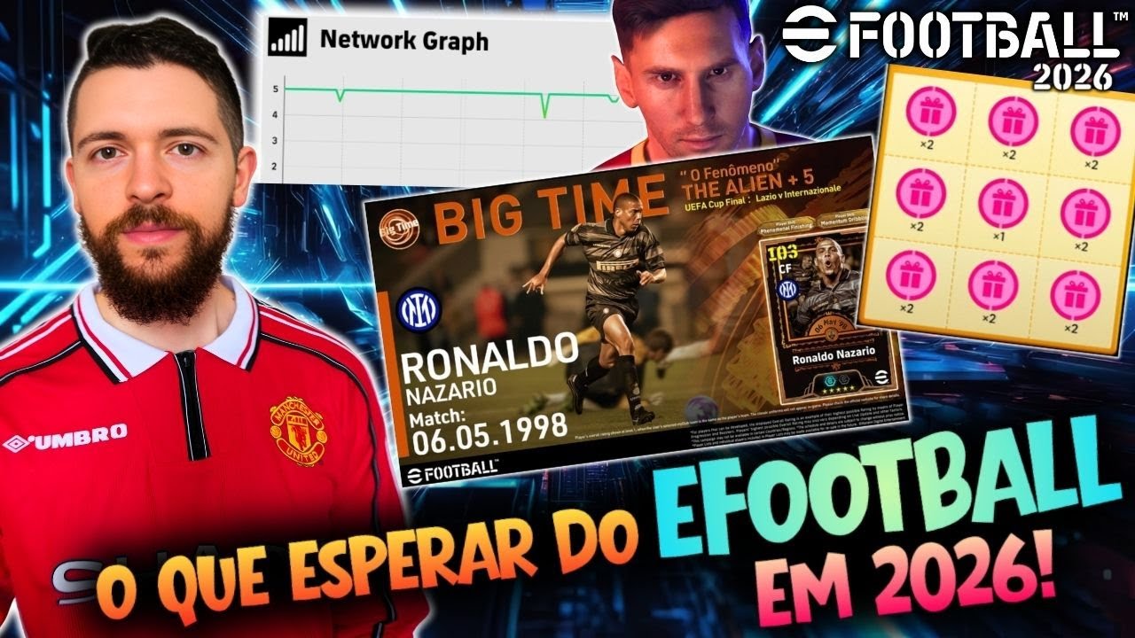 Meus 8 DESEJOS para 2026 no eFootball!🧞