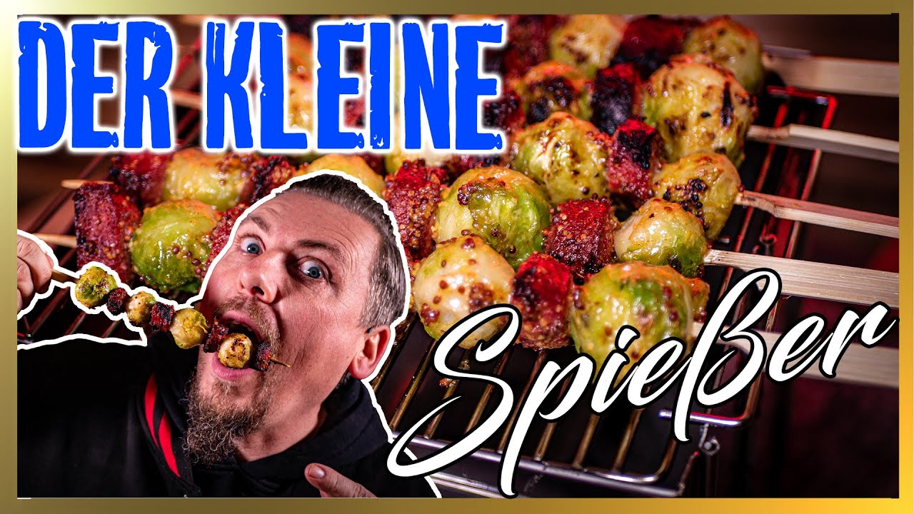 Sucuk Spieße vom Faltgrill | Sucuk Rosenkohl Spieße | MGBBQ