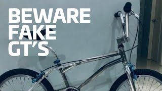 BMX Buyers Beware. Fake GT and Dyno frames and parts