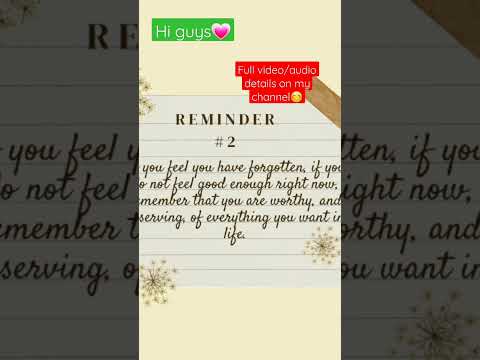 Reminder Tip #2