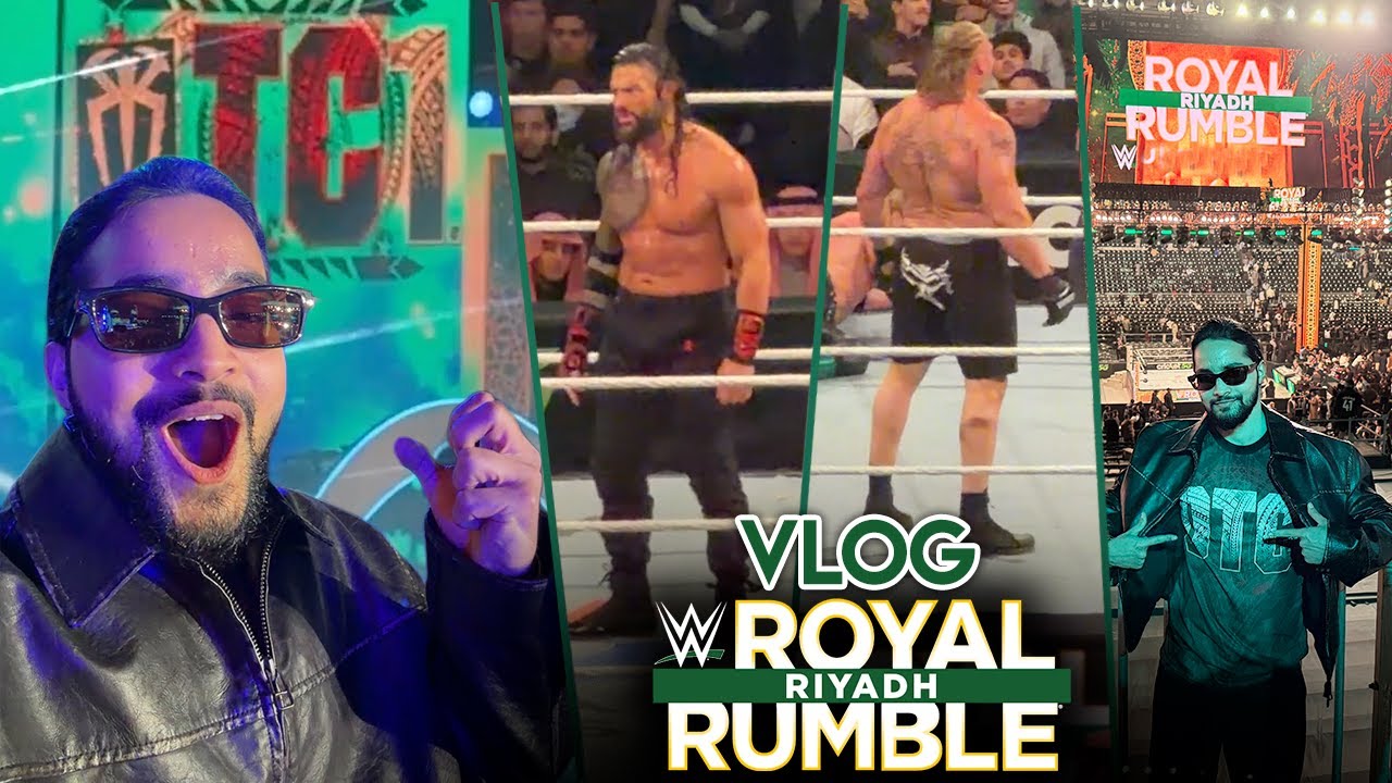 VLOG: WWE Royal Rumble 2026...🔥☝️