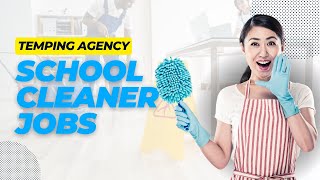 How to Find School Cleaner Jobs in the UK? | Team Staffing Agency - The Recruitment Experts