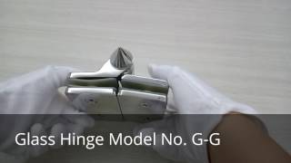 Glass Hinge Model No. G-G(mirror polish)
